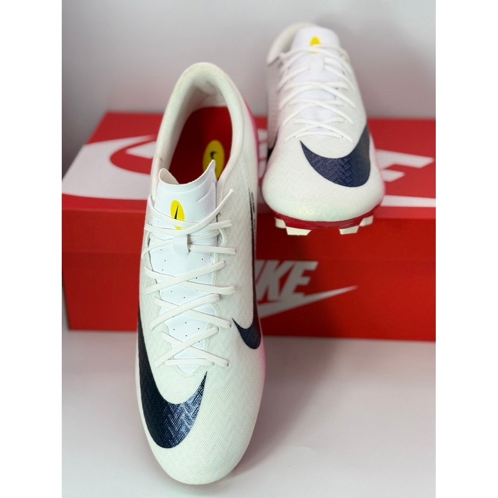 Nike Air Zoom Mercurial Vapor 15 Academy FG/MG Soccer Cleats White SZ 13 - Picture 7 of 10